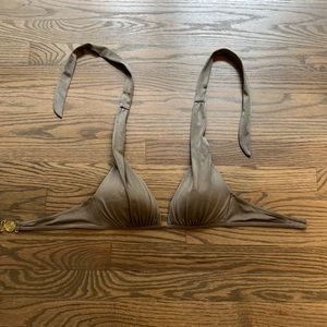 Padded Victoria’s Secret Bikini Top in Goldish Taupe